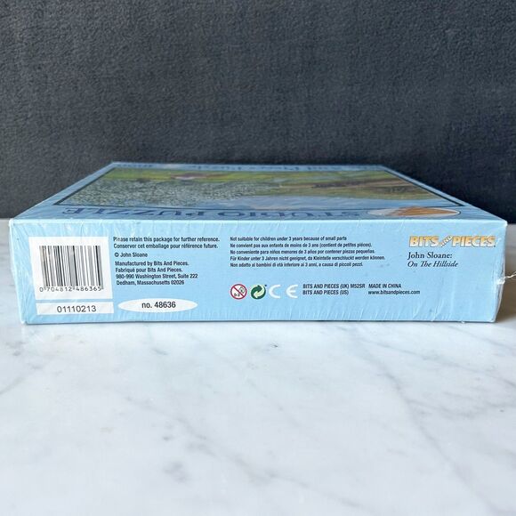 Bits And Pieces On The Hillside John Sloane Horse Farm Field 1000 Piece Puzzle - Picture 3 of 6